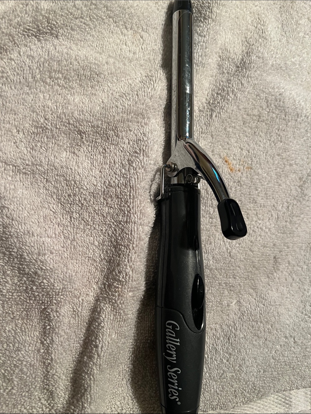 Gallery Series Curling Iron - Black and Silver